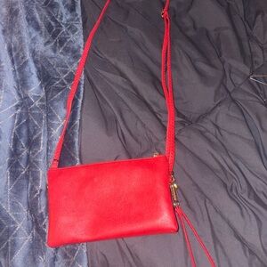 Simply Southern Red Crossbody Bag with Minimalist Design